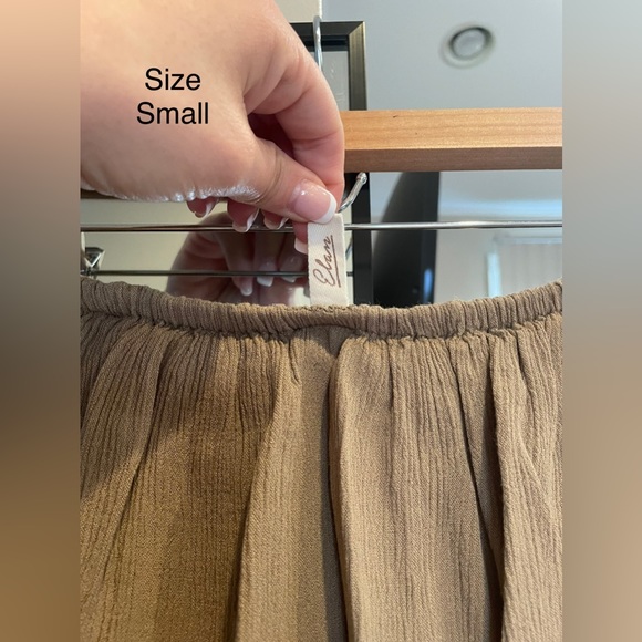 Elan Tan Strapless Jumpsuit - Picture 4 of 6